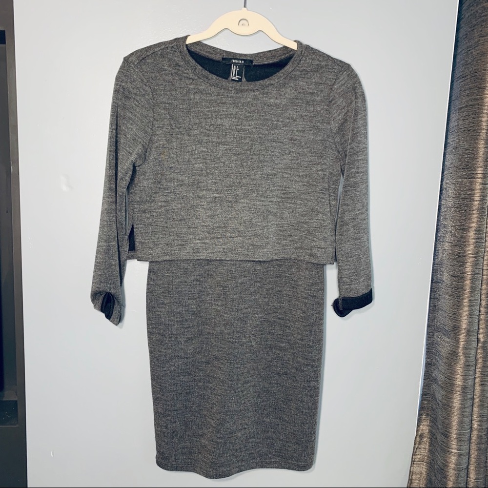 Forever 21 Grey Mini Dress